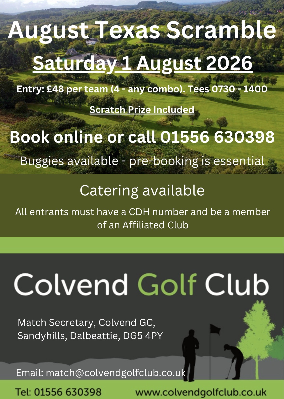 August scramble 2026 new